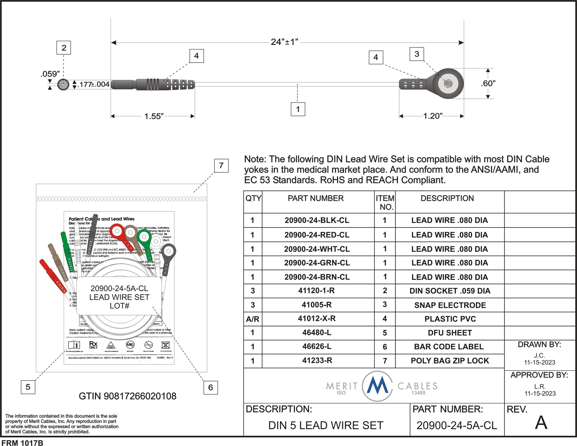 20900-24-5A-CL – Merit Cables
